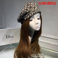 DIOR迪奧 2018秋季新款 休閒百搭羊絨貝蕾帽 LLWJ8052