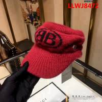 BALENCIAGA巴黎世家 高端款 保暖針織鴨舌帽 6882034 LLWJ8472