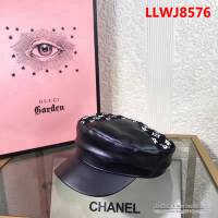 路易威登LV 網路爆款 新款百搭皮質軍帽 LLWJ8576