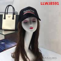 BALENCIAGA巴黎世家 原單刺繡LOGO款 時尚潮流燈芯絨棒球帽 LLWJ8591