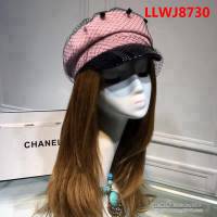 CHANEL香奈兒 經典小香風 2018專櫃新款 原單鴨舌軍帽 LLWJ8730