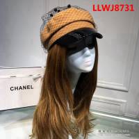 CHANEL香奈兒 經典小香風 2018專櫃新款 原單鴨舌軍帽 LLWJ8731
