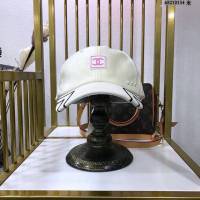 Chanel女士帽子 香奈兒線條珍珠棒球帽鴨舌帽  mm1112