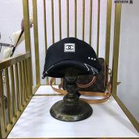 Chanel女士帽子 香奈兒線條珍珠棒球帽鴨舌帽  mm1115