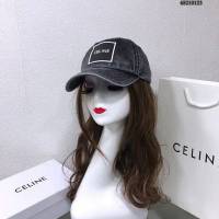 CELINE男女同款帽子 賽琳緊密刺繡洗水做舊遮陽帽棒球帽  mm1120