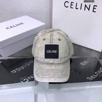 CELINE男女同款帽子 賽琳緊密刺繡洗水做舊遮陽帽棒球帽  mm1121