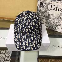 Dior男女同款帽子 迪奧刺繡印花棒球帽鴨舌帽  mm1126