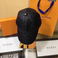LV男士帽子 路易威登爆款真皮壓花鴨舌帽棒球帽  mm1131