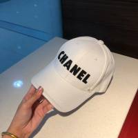 Chanel男女同款帽子 香奈兒經典字母黑白鴨舌帽棒球帽  mm1180