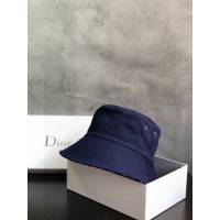 Dior男女同款帽子 迪奧雙面滿印迪奧logo漁夫帽  mm1190