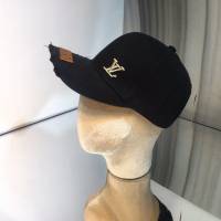 LV爆款男士帽子 路易威登暗紋提花2021早春棒球帽 LV做舊鴨舌帽  mm1262