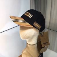 Burberry新品男士帽子 巴寶莉刺繡棒球帽鴨舌帽  mm1267