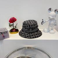 Laurence Chico新品女士帽子 Laurence Chico春夏新款印花防曬漁夫帽碎邊  mm1302