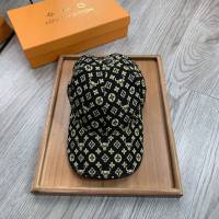 LV新品男士帽子 路易威登牛頭印花棒球帽鴨舌帽  mm1325