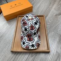LV新品男士帽子 路易威登星星圖案棒球帽鴨舌帽  mm1330
