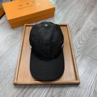 LV新品男士帽子 路易威登格子鴨舌帽棒球帽  mm1337