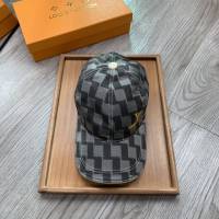 LV新品男士帽子 路易威登波紋鴨舌帽棒球帽  mm1343