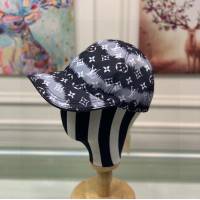 LV男女同款帽子 路易威登彩色漸變印花鴨舌帽棒球帽  mm1368