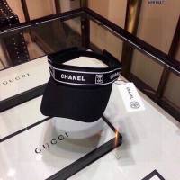 Chanel女士帽子 香奈兒經典黑白空頂帽  mm1400