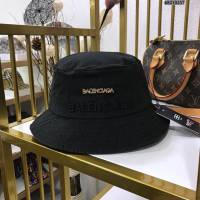 Balenciaga男女同款帽子 巴黎世家2021新款長標簡約風漁夫帽遮陽帽  mm1439