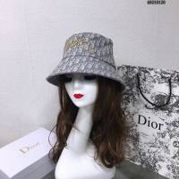 Dior新品女士帽子 迪奧老花漁夫帽遮陽帽  mm1446