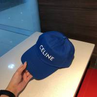 CELINE男女同款帽子 賽琳經典字母棒球帽鴨舌帽  mm1477