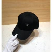 Chanel男女同款帽子 香奈兒爆款經典黑白鴨舌帽棒球帽  mm1580