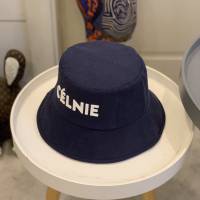CELINE新品女士帽子 賽琳立體彩虹字母炫彩系列漁夫帽  mm1620