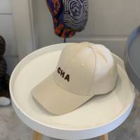 Chanel男女同款帽子 香奈兒新款字母刺繡精品棒球帽鴨舌帽  mm1641