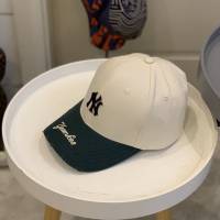 NY男女同款帽子 MLB拼接刺繡棒球帽鴨舌帽  mm1652