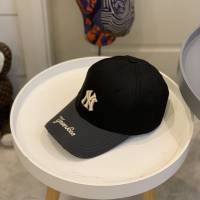 NY男女同款帽子 MLB拼接刺繡棒球帽鴨舌帽  mm1653