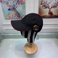 Gucci新品男士帽子 古馳金屬GG印花棒球帽鴨舌帽  mm1745