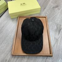 Coach男女同款帽子 蔻馳經典印花棒球帽鴨舌帽  mm1753