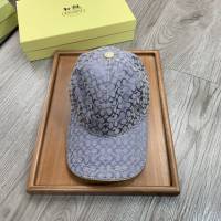 Coach男女同款帽子 蔻馳經典印花棒球帽鴨舌帽  mm1756