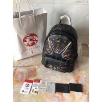 MCM女包 原單 經典造型款 Cosmo圖案 小號 MCM雙肩包 百搭款MCM女背包  mdmc1011