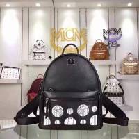 MCM女包 原單 經典款 MCM子母包 前面袋子可拆卸 Cosmo圖案 MCM女雙肩背包  mdmc1019