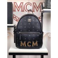 MCM雙肩包 原單 5933小號 Trilogie Stark子母包 實用百搭 MCM經典印花 限量款 可拆卸口袋後背包  mdmc1049