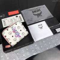 MCM女錢包 原單 8082兔子款 MCM小單拉錢包 單拉隔襠式散錢包 現金袋  mdmc1075
