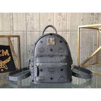 MCM雙肩背包 原單 超mini Stark經典女背包 側邊點綴鉚釘 MCM後背包 時尚迷人單品  mdmc1087