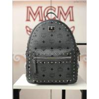 MCM雙肩包 原單 5917小號 2018灰色 夏季新款 純手工定制版 MCM女後背包  mdmc1112