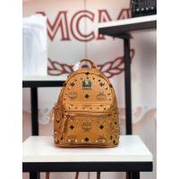 MCM雙肩包 原單 超迷你款 5919 18新款 經典印花小銅柳丁邊雙肩包 純手工定制版 MCM女後背包  mdmc1122