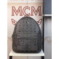 MCM雙肩背包 原單 5927小號 Gunta“M”字形鉚釘背包 金屬鉚釘 MCM女背包  mdmc1133