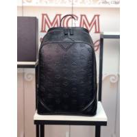 MCM雙肩背包 原單 2118牛皮壓花 Duke Nappa款雙肩包 方形外觀 MCM男士後背包  mdmc1210