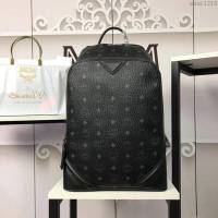 MCM雙肩背包 原單 2118 Duke款雙肩包 經典MCM字母印花塗層帆布 MCM男背包  mdmc1218