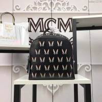 MCM雙肩背包 原單 5743 MCM POLKE幻想兔 鉚釘雙肩背包 MCM女包 MCM女背包  mdmc1270