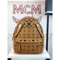 MCM雙肩包 原單 5722 新版子母包 前面袋子可拆卸 搭配長肩帶 兩用款 菱形釘 MCM女背包  mdmc1325