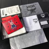 MCM錢包 原單 8014 兔子款兩折錢包 3D絲印圖案 MCM女短錢包 MCM零錢包  mdmc1331