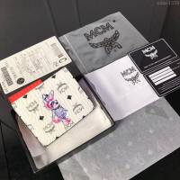 MCM錢包 原單 8014 兔子款兩折錢包 3D絲印圖案 MCM女短錢包 MCM零錢包  mdmc1339