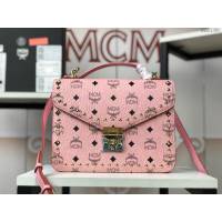 MCM女包 原單 6235 專櫃同步 Patricia打釘風琴包 翻蓋式搭配月桂鎖按扣 MCM單肩斜跨女包 MCM女手提包 手拎包  mdmc1360