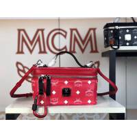 MCM女包 原單 30913 新款Rockstar化妝箱 百搭款女手提包 MCM單肩斜挎包  mdmc1372